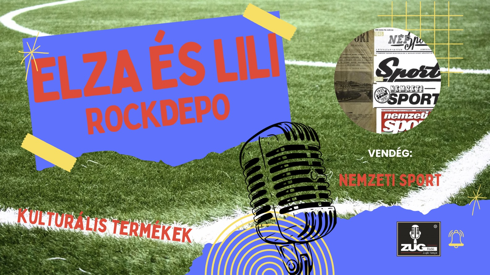zugradio01 Rockdepo Lilivel és Elzával – Hogyan olvassunk Sportot? (Az újságot, nem a mozgást!)