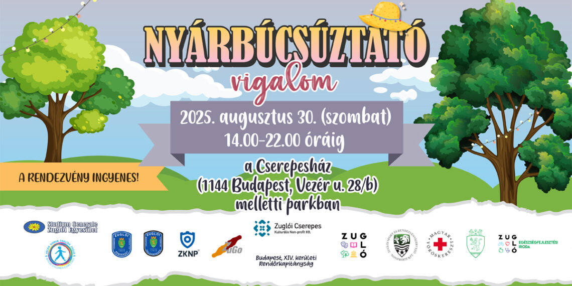 eventcover-1-1140×570 Nyárbúcsúztató program a Cserepesház melletti parkban